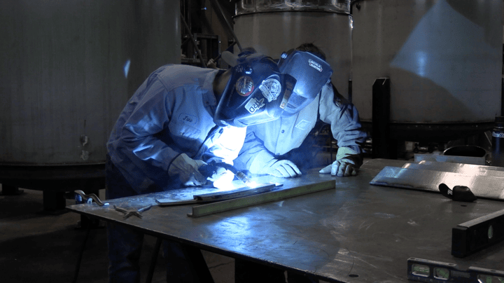 Core Participant Ben Is gainingskills In welding