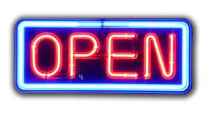 led open sign
